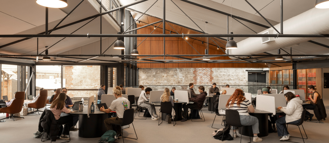 The University of Notre Dame Student Hub, Fremantle, Western Australia - A Education, Science & Research project for University of Notre Dame Australia by Hames Sharley