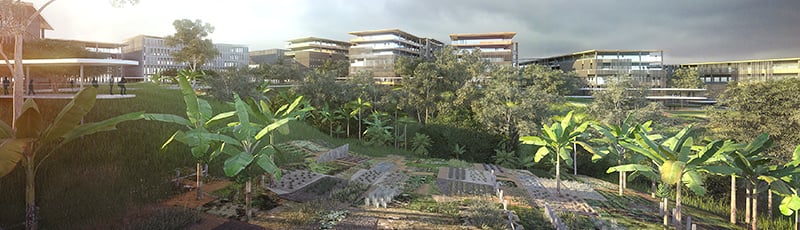 Mt Hagen General Creek Hospital by Ron Bridgefoot while at Hassell