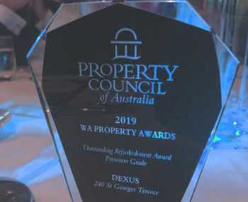 Thumbnail for the article 'PCA Award win for 240 St Georges Terrace refurbishment'
