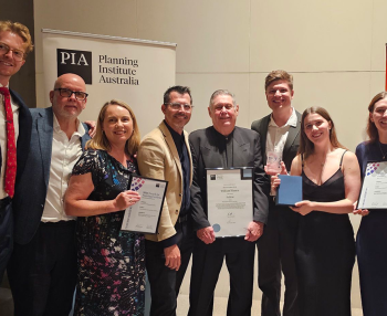 Thumbnail for the article 'Hames Sharley shines at the PIA WA Awards for Planning Excellence'