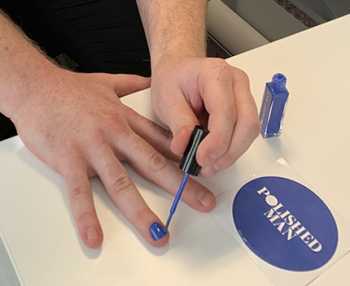 Thumbnail for the article 'Polished men paint it blue…'