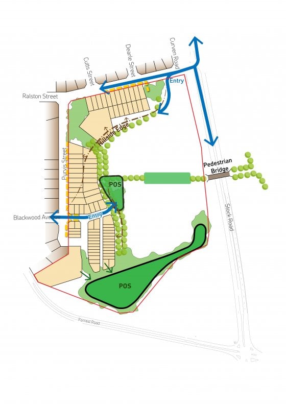 Hilltop plan, OneOneFive Hamilton Hill