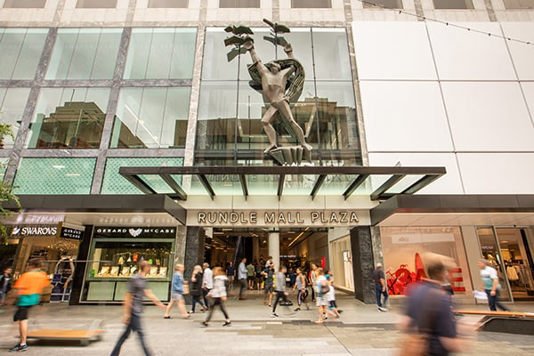 Ian Dadswell’s Progress sculpture - Rundle Mall Plaza, Adelaide